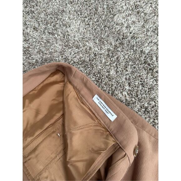 NWT Madewell The Rosedale High-Rise Straight Pants Crepe Carved Wood Tan 14 Tall - Picture 6 of 14